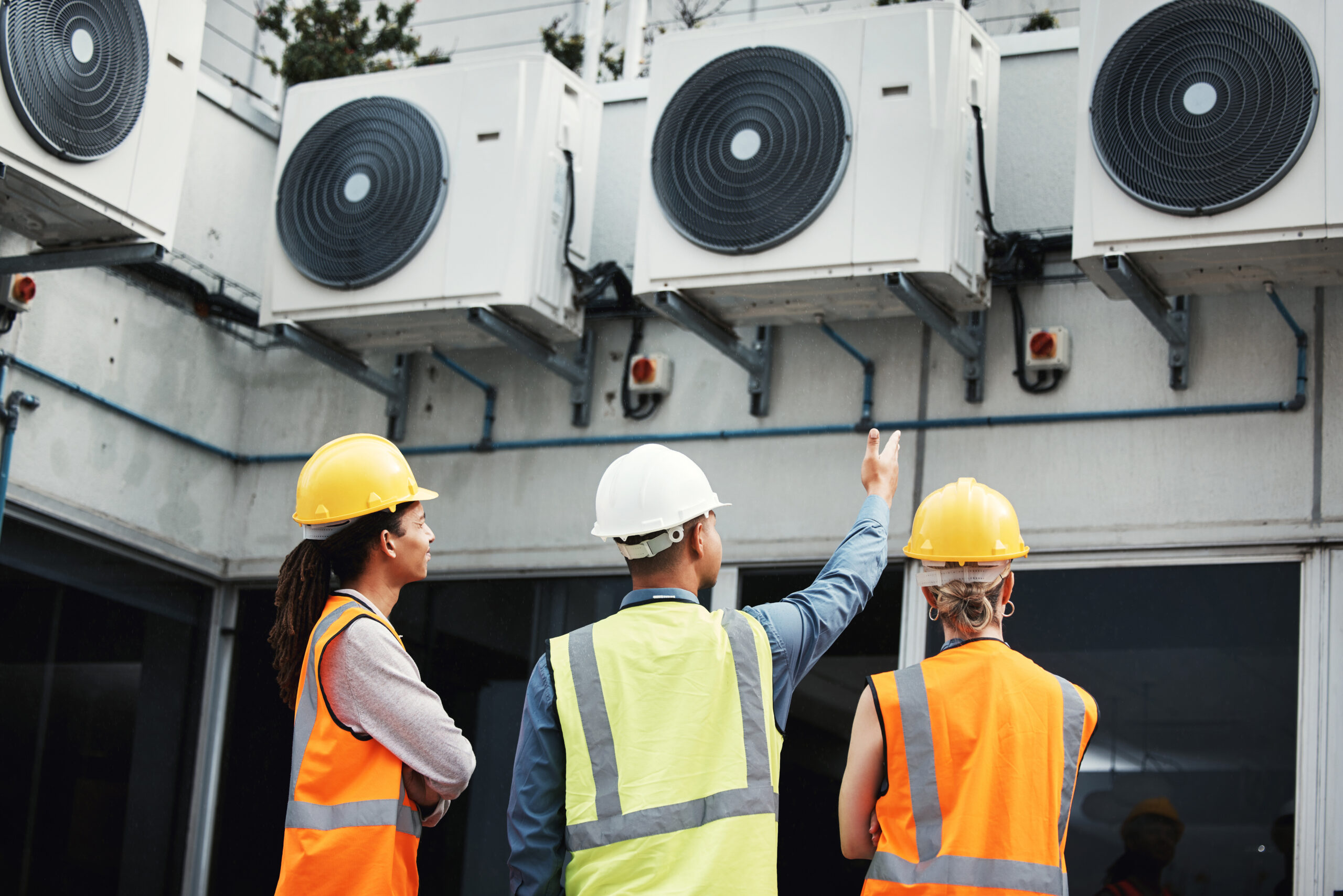 Commercial Air Conditioning Solutions - building and employees