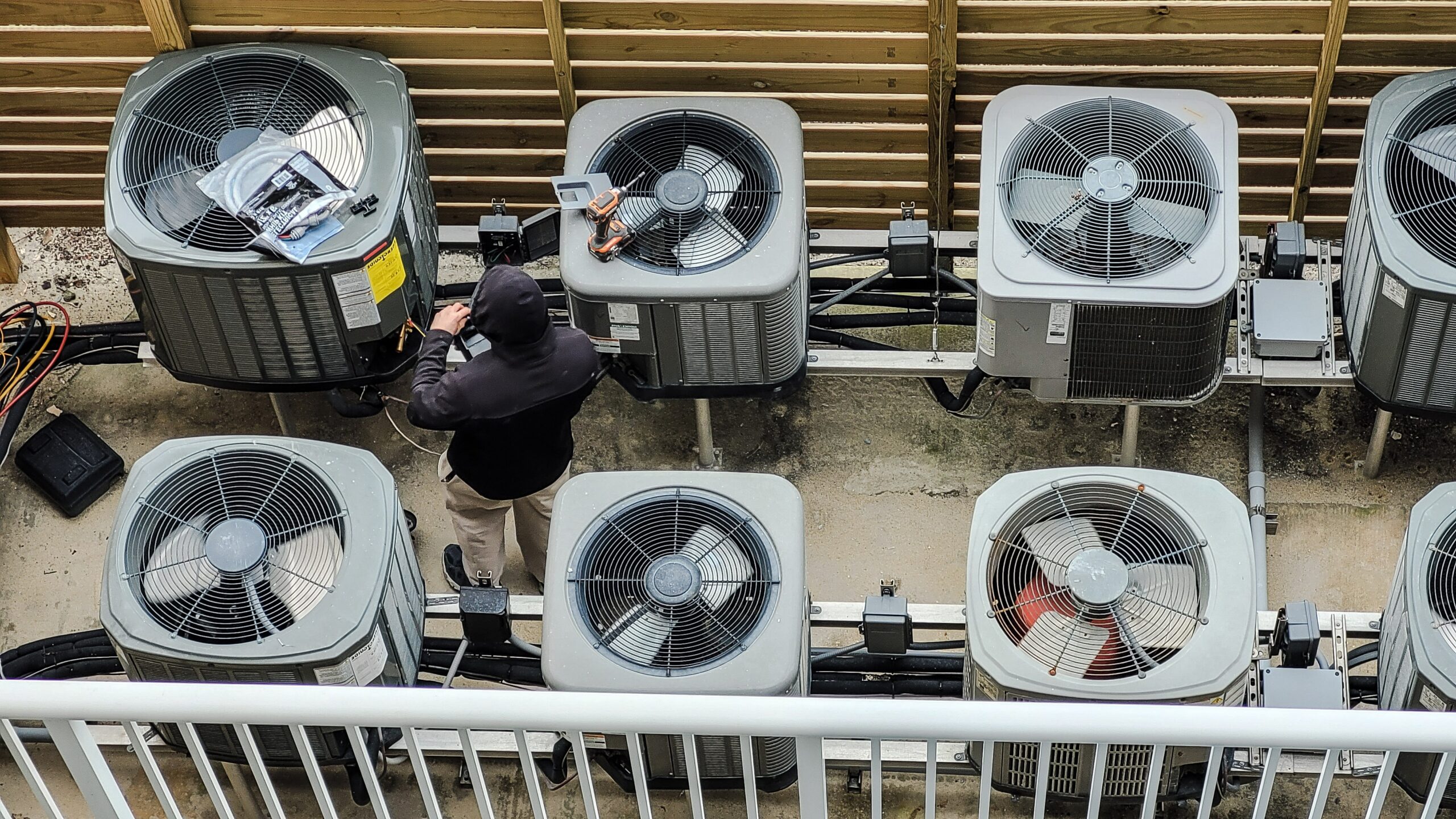 Commercial Air Conditioning Solutions - overhead shot